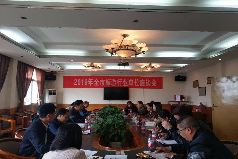 2019年全市旅游行业单位座谈会召开